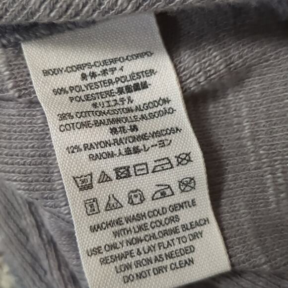 We the Free Women's Taupe Beige Split Back Cowl Neck Long Sleeve Size Medium - Picture 8 of 8